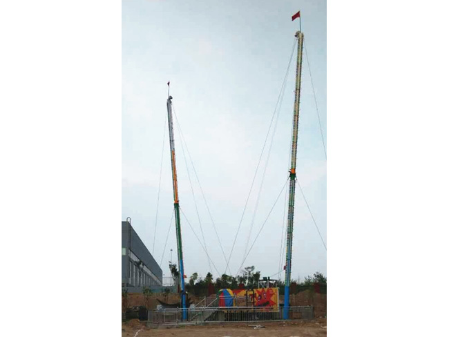 火箭蹦极(山西晋中百草坡植物园)