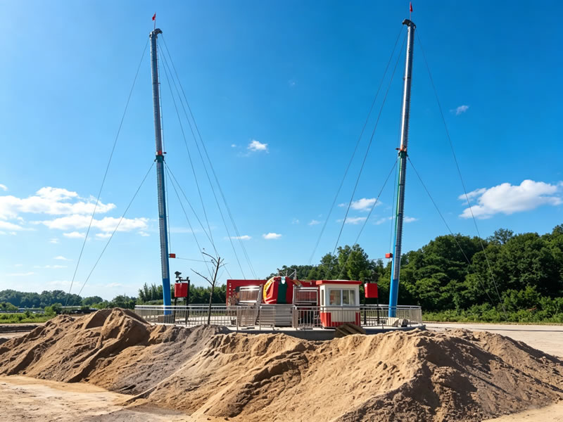 火箭蹦极（三明沙县如意湖湿地公园）